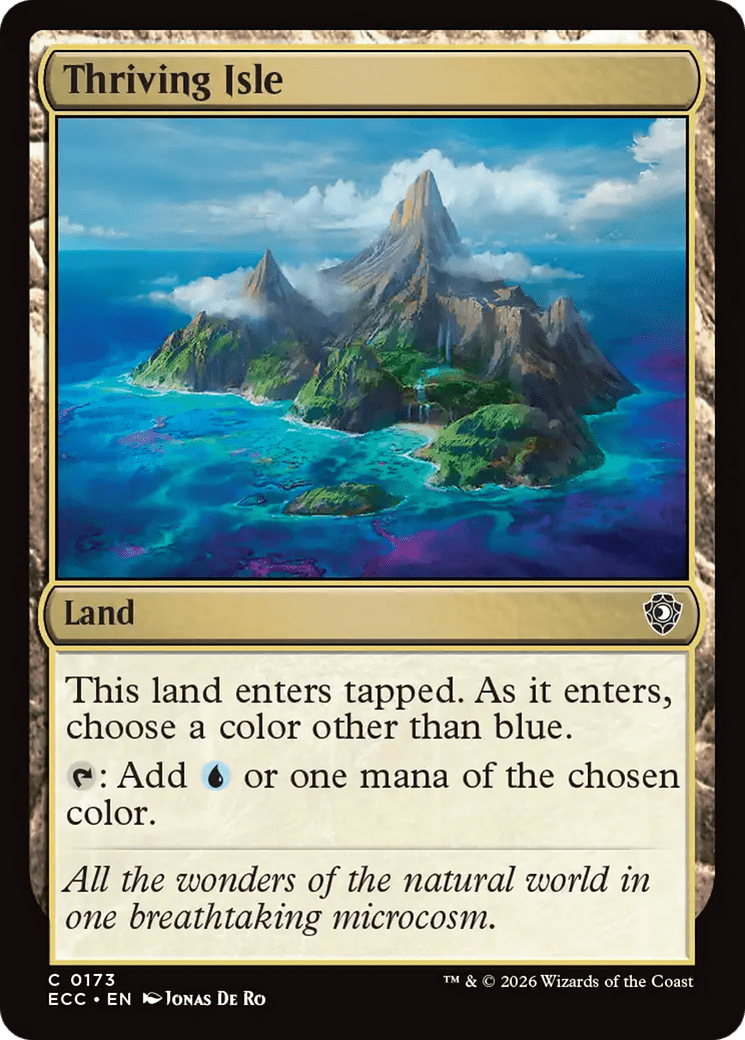 Thriving Isle [Lorwyn Eclipsed Commander] MTG Single Magic: The Gathering  | Multizone: Comics And Games
