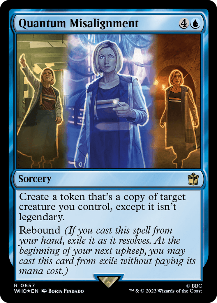 Quantum Misalignment (Surge Foil) [Doctor Who] MTG Single Magic: The Gathering  | Multizone: Comics And Games