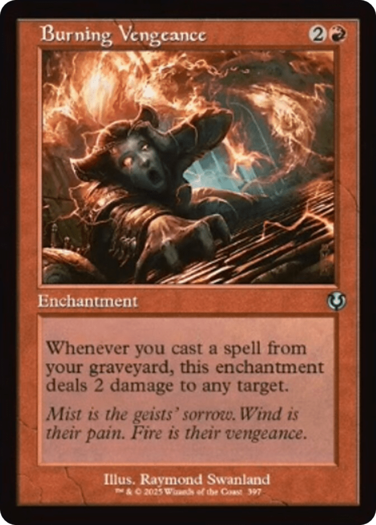 Burning Vengeance (Retro Frame) [Innistrad Remastered] MTG Single Magic: The Gathering  | Multizone: Comics And Games