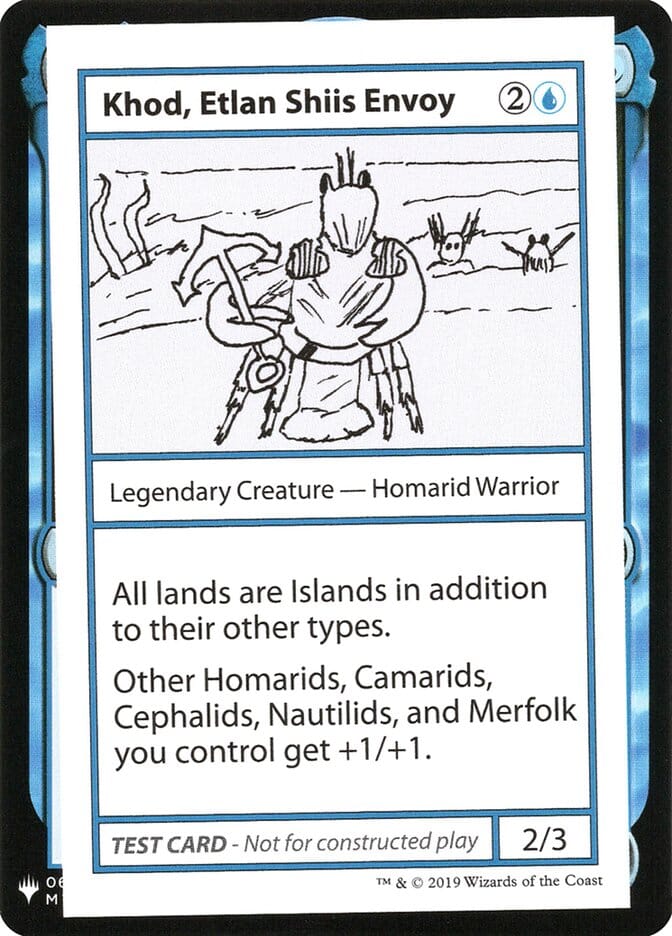Khod, Etlan Shiis Envoy [Mystery Booster Playtest Cards] MTG Single Magic: The Gathering  | Multizone: Comics And Games