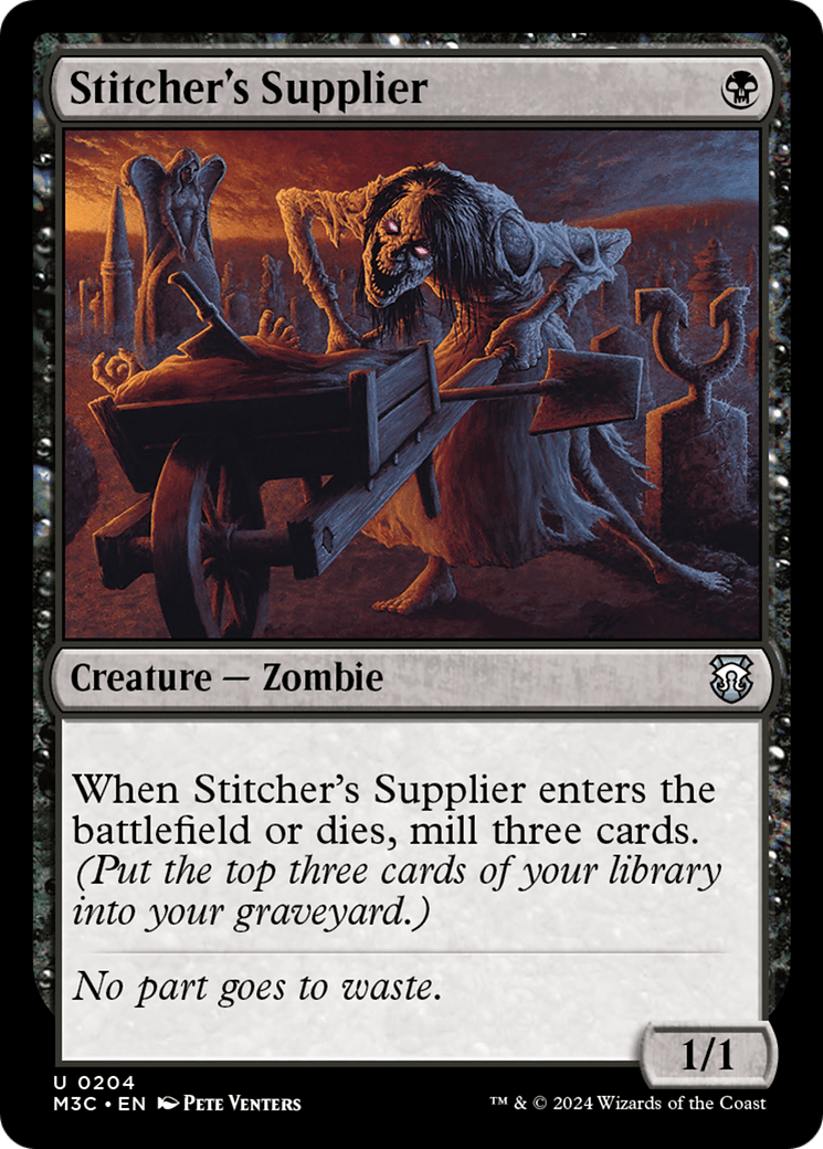 Stitcher's Supplier (Ripple Foil) [Modern Horizons 3 Commander] MTG Single Magic: The Gathering  | Multizone: Comics And Games