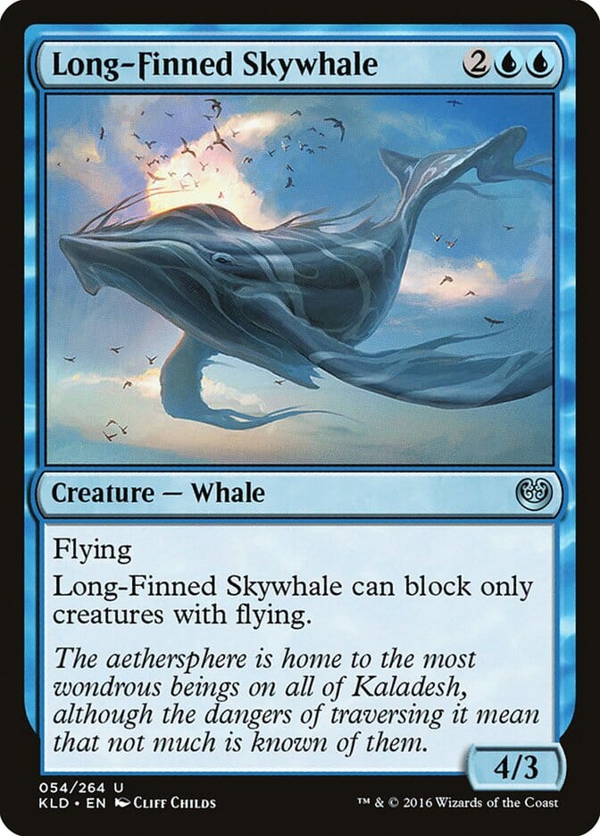 Long-Finned Skywhale [Kaladesh] MTG Single Magic: The Gathering  | Multizone: Comics And Games