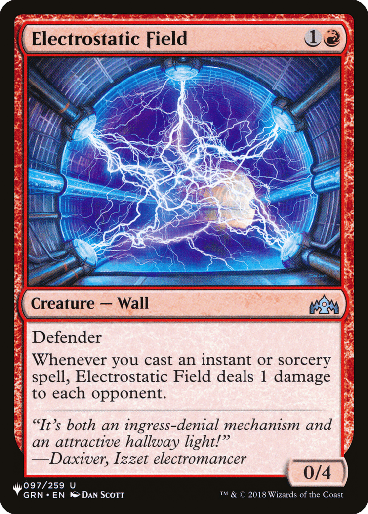 Electrostatic Field [The List] MTG Single Magic: The Gathering  | Multizone: Comics And Games