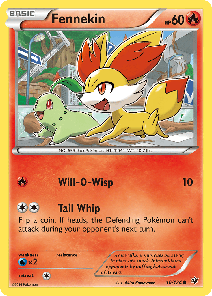 Fennekin (10/124) [XY: Fates Collide] Pokemon Single Pokémon  | Multizone: Comics And Games