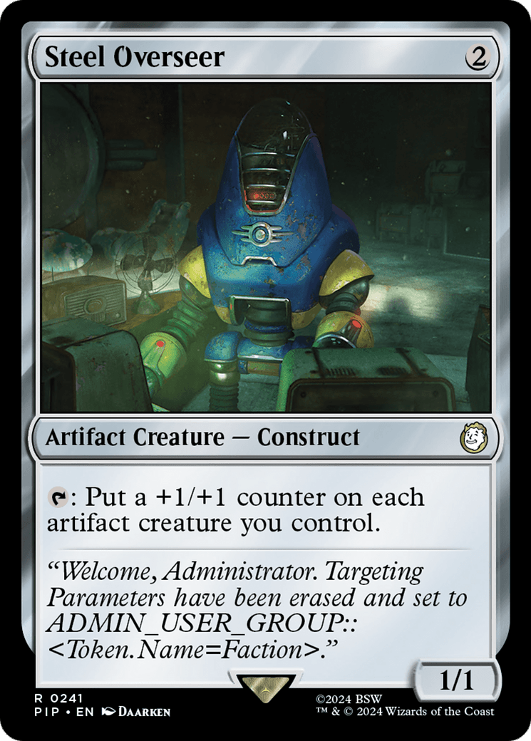 Steel Overseer [Fallout] MTG Single Magic: The Gathering  | Multizone: Comics And Games