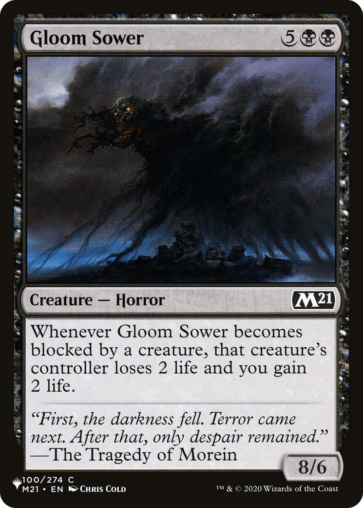 Gloom Sower [The List] MTG Single Magic: The Gathering  | Multizone: Comics And Games