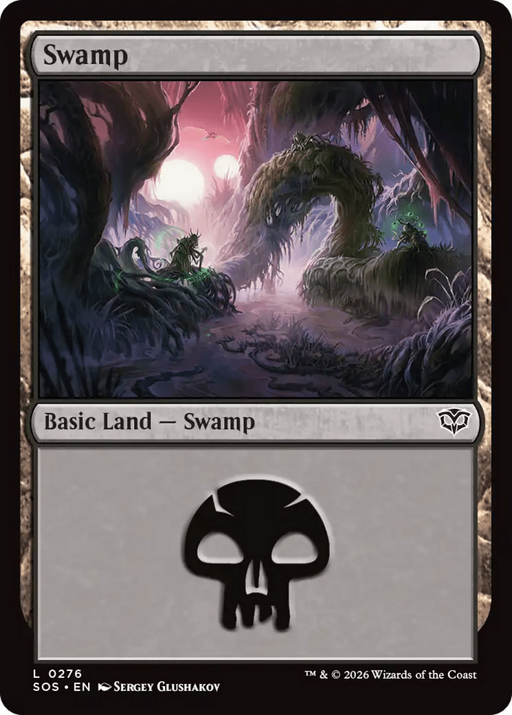 Swamp (0276) [Secrets of Strixhaven] MTG Single Magic: The Gathering  | Multizone: Comics And Games