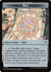 Cadet // Map Double-Sided Token [Reality Fracture Commander Tokens] MTG Single Magic: The Gathering  | Multizone: Comics And Games