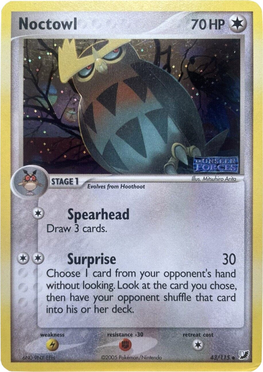 Noctowl (43/115) (Stamped) [EX: Unseen Forces] Pokemon Single Pokémon  | Multizone: Comics And Games