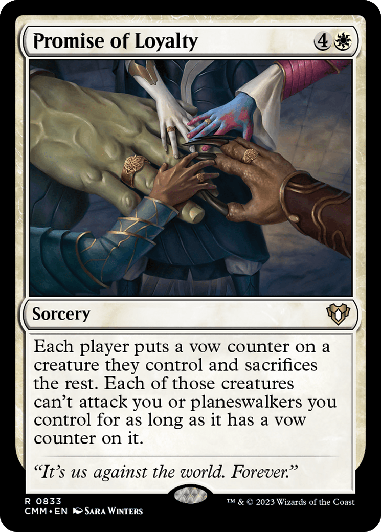Promise of Loyalty [Commander Masters] MTG Single Magic: The Gathering  | Multizone: Comics And Games