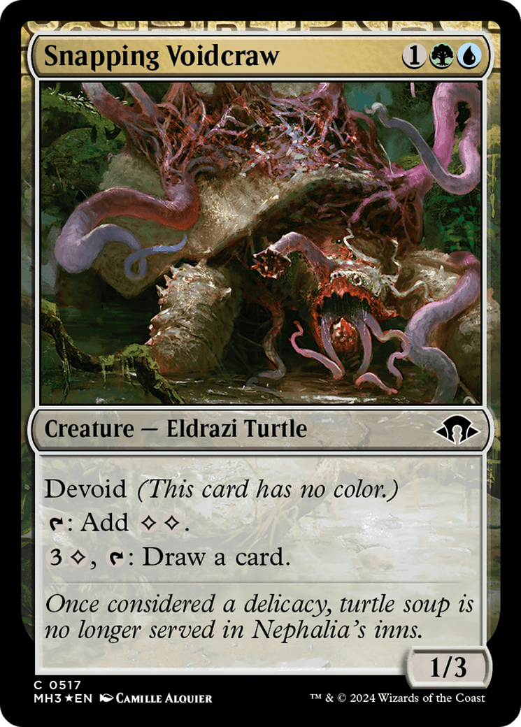 Snapping Voidcraw (Ripple Foil) [Modern Horizons 3] MTG Single Magic: The Gathering  | Multizone: Comics And Games