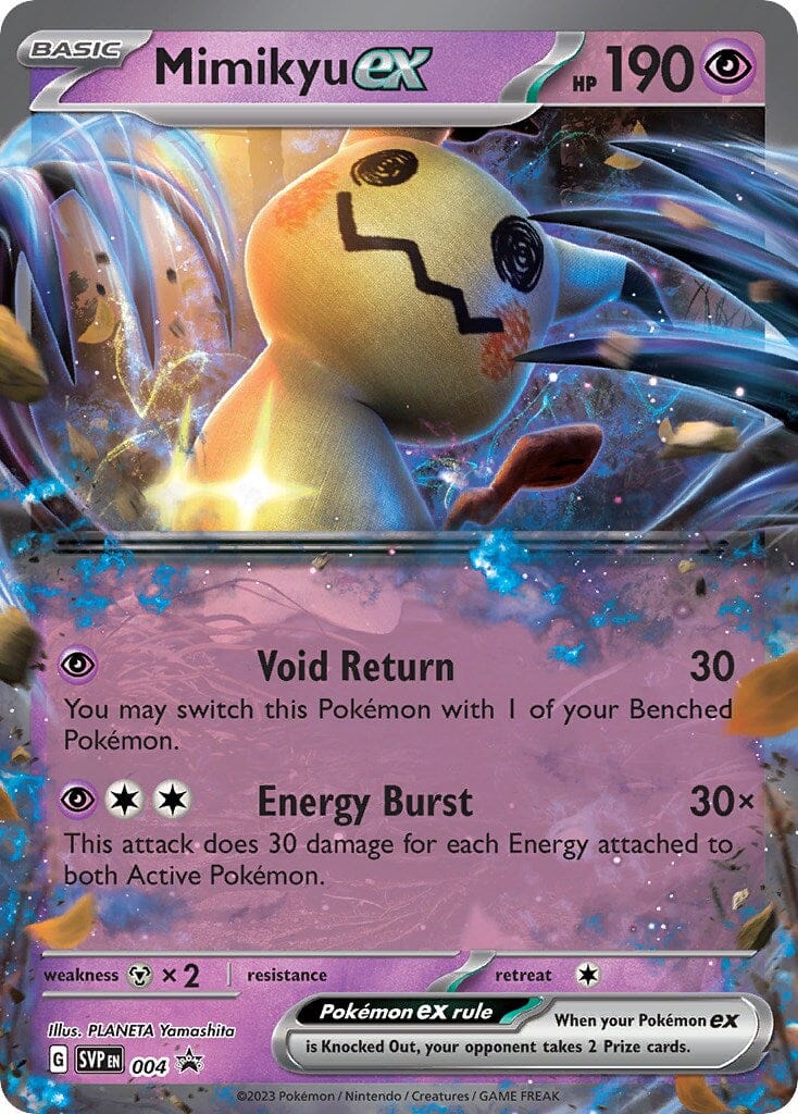 Mimikyu ex (004) [Scarlet & Violet: Black Star Promos] Pokemon Single Pokémon  | Multizone: Comics And Games