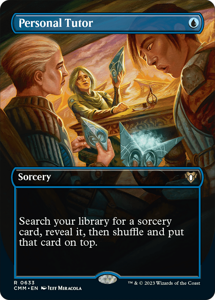 Personal Tutor (Borderless) [Commander Masters] MTG Single Magic: The Gathering  | Multizone: Comics And Games