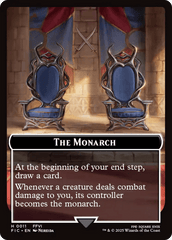 The Blackjack // The Monarch Double-Sided Token [FINAL FANTASY Commander Tokens] MTG Single Magic: The Gathering  | Multizone: Comics And Games