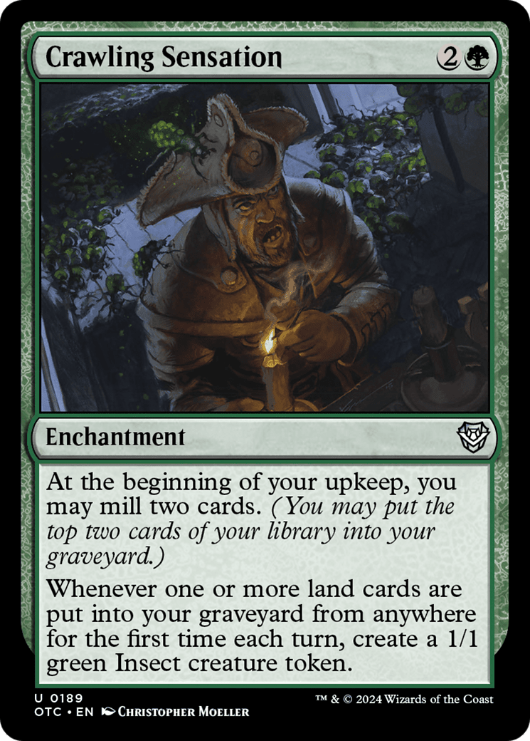 Crawling Sensation [Outlaws of Thunder Junction Commander] MTG Single Magic: The Gathering  | Multizone: Comics And Games
