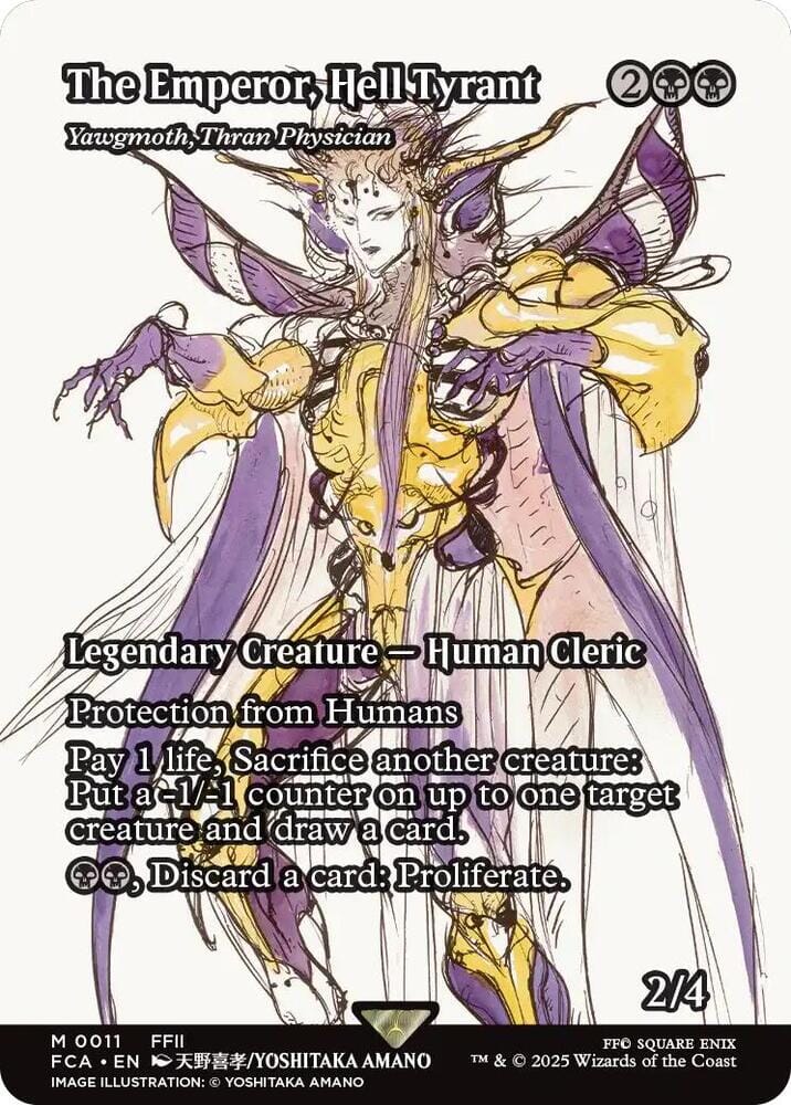The Emperor, Hell Tyrant - Yawgmoth, Thran Physician (Showcase) [FINAL FANTASY : Through the Ages] MTG Single Magic: The Gathering  | Multizone: Comics And Games