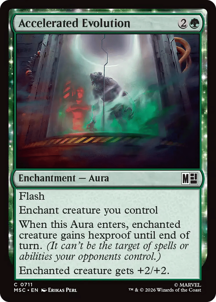 Accelerated Evolution [Marvel Super Heroes Commander] MTG Single Magic: The Gathering  | Multizone: Comics And Games