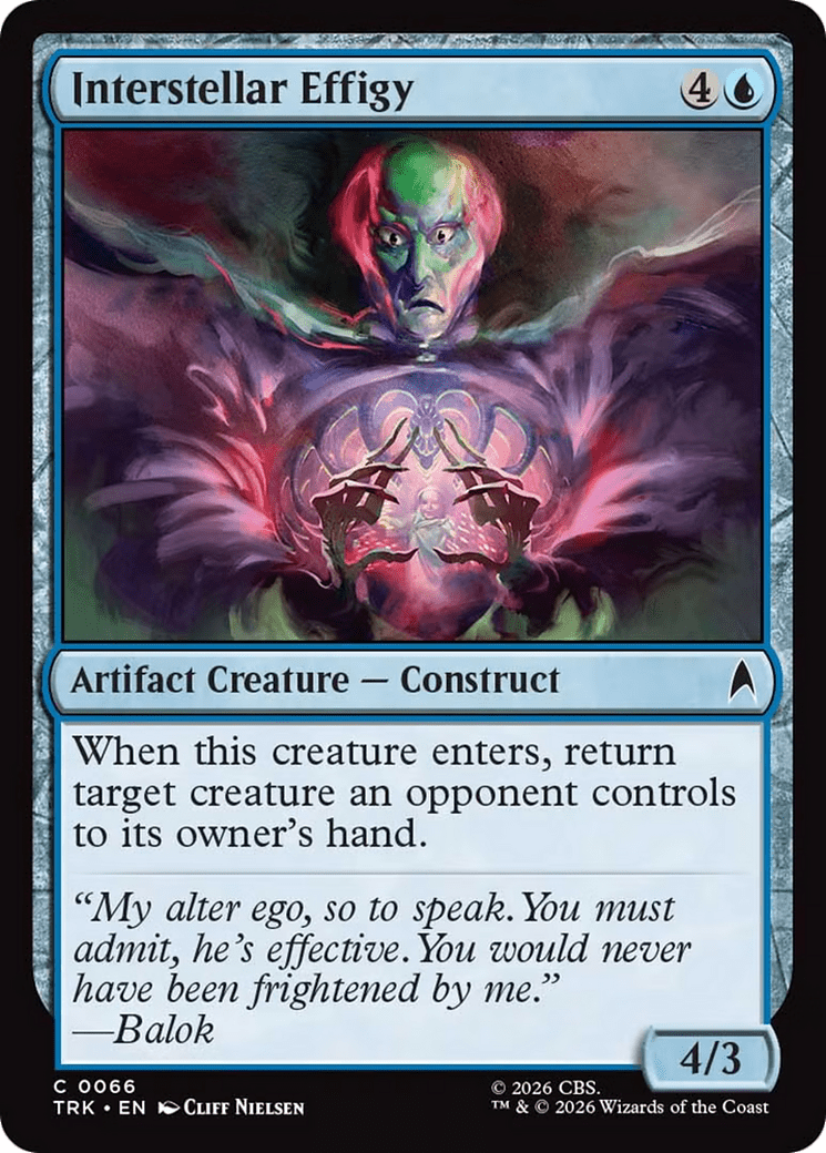Interstellar Effigy [Star Trek] MTG Single Magic: The Gathering  | Multizone: Comics And Games