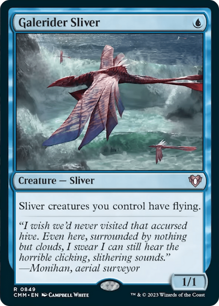 Galerider Sliver [Commander Masters] MTG Single Magic: The Gathering  | Multizone: Comics And Games