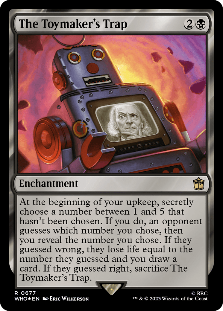 The Toymaker's Trap (Surge Foil) [Doctor Who] MTG Single Magic: The Gathering  | Multizone: Comics And Games