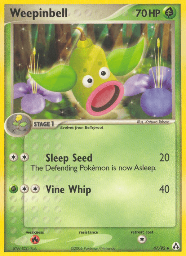 Weepinbell (47/92) [EX: Legend Maker] Pokemon Single Pokémon  | Multizone: Comics And Games