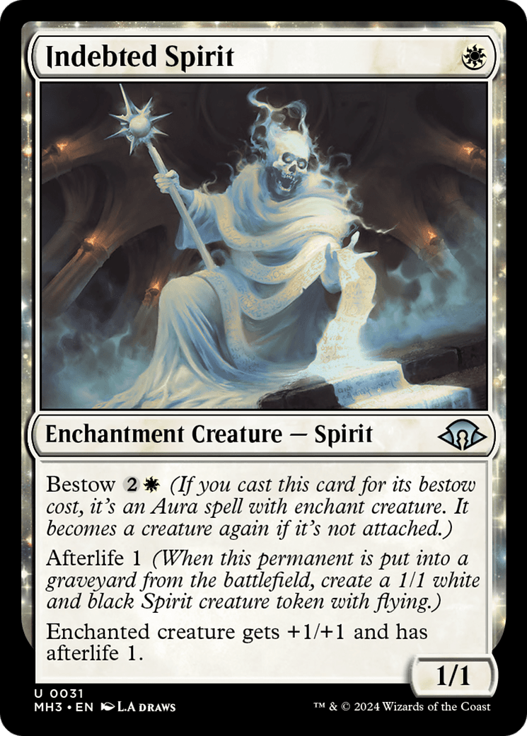 Indebted Spirit [Modern Horizons 3] MTG Single Magic: The Gathering  | Multizone: Comics And Games