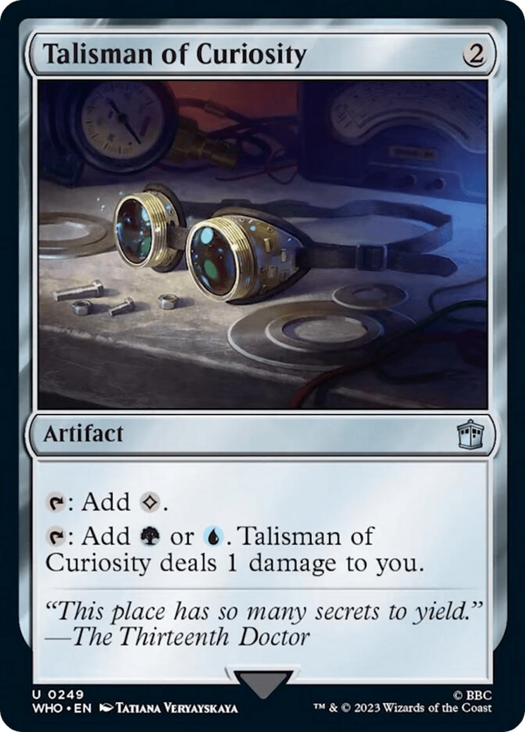 Talisman of Curiosity [Doctor Who] MTG Single Magic: The Gathering  | Multizone: Comics And Games