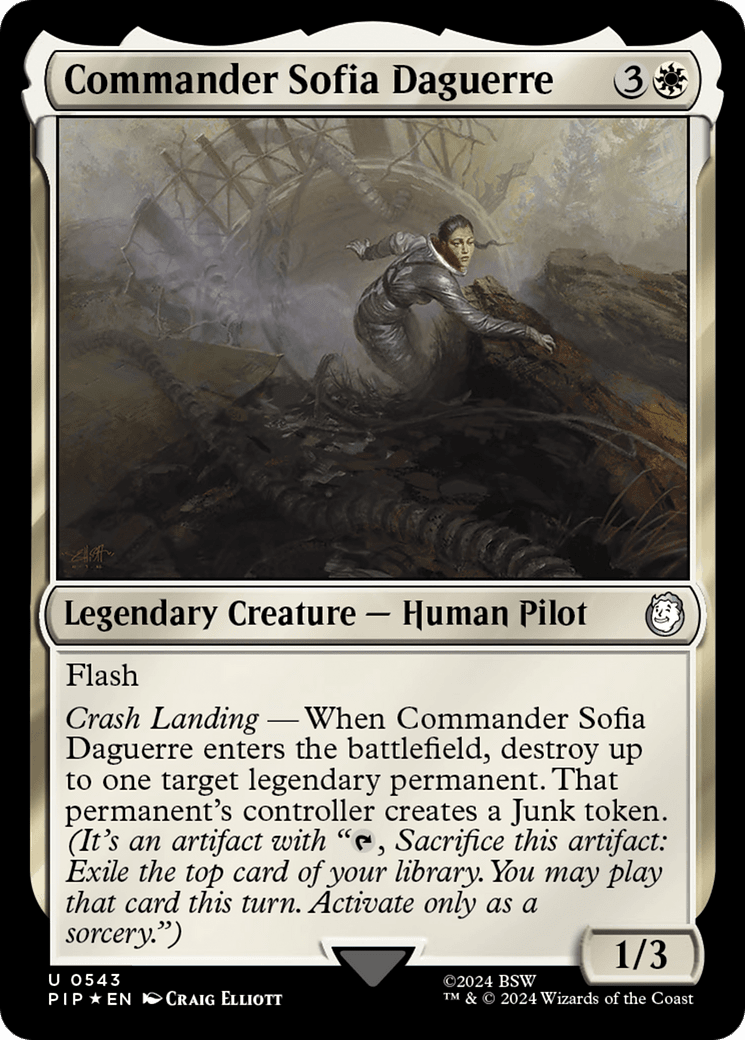 Commander Sofia Daguerre (Surge Foil) [Fallout] MTG Single Magic: The Gathering  | Multizone: Comics And Games