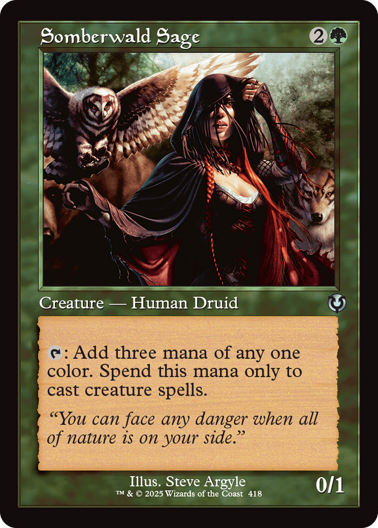Somberwald Sage (Retro Frame) [Innistrad Remastered] MTG Single Magic: The Gathering  | Multizone: Comics And Games