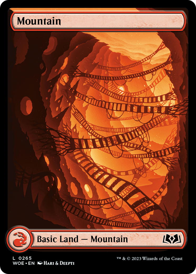 Mountain (265) (Full-Art) [Wilds of Eldraine] MTG Single Magic: The Gathering  | Multizone: Comics And Games
