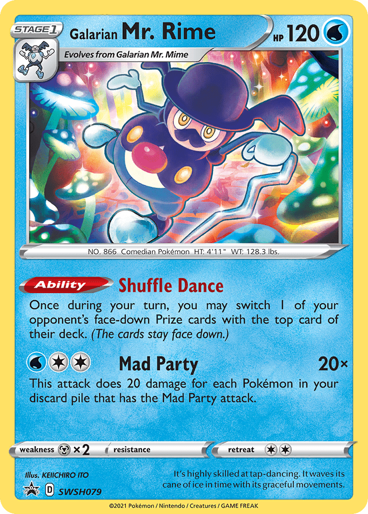 Galarian Mr. Rime (SWSH079) [Sword & Shield: Black Star Promos] Pokemon Single Pokémon  | Multizone: Comics And Games