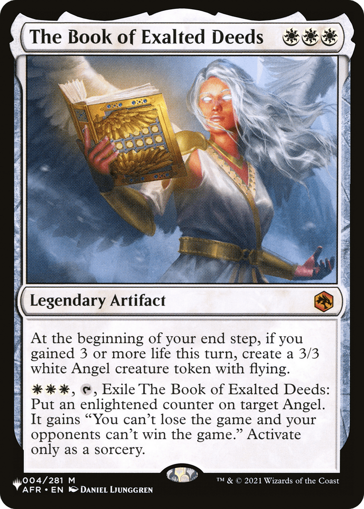 The Book of Exalted Deeds [Secret Lair: Angels] MTG Single Magic: The Gathering  | Multizone: Comics And Games