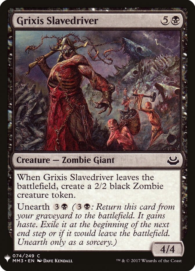 Grixis Slavedriver [Mystery Booster] MTG Single Magic: The Gathering  | Multizone: Comics And Games