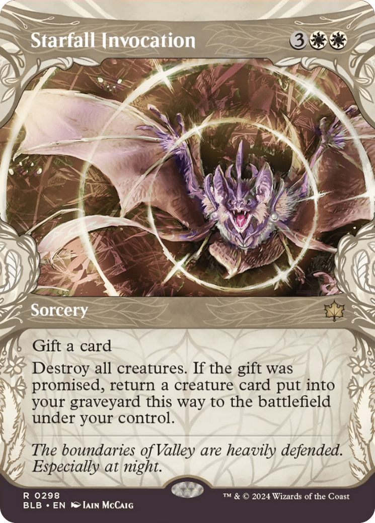 Starfall Invocation (Showcase) [Bloomburrow] MTG Single Magic: The Gathering  | Multizone: Comics And Games