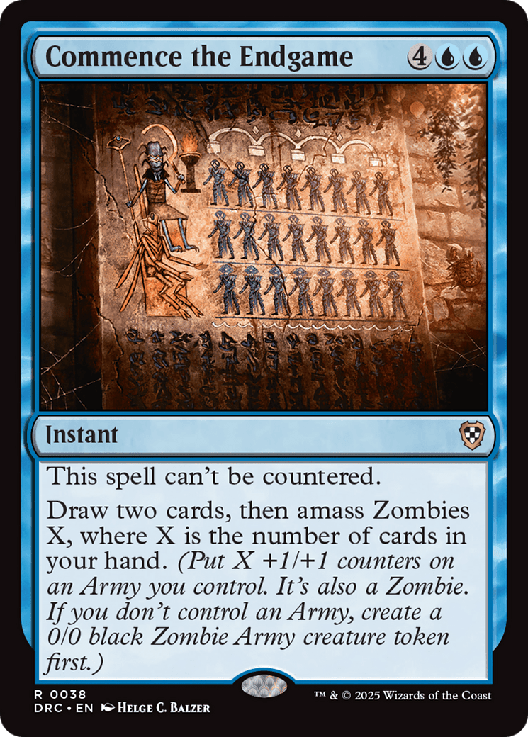 Commence the Endgame [Aetherdrift Commander] MTG Single Magic: The Gathering  | Multizone: Comics And Games