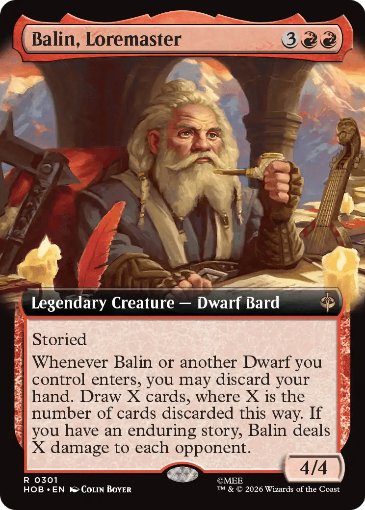 Balin, Loremaster (Extended Art) [The Hobbit] | Multizone: Comics And Games