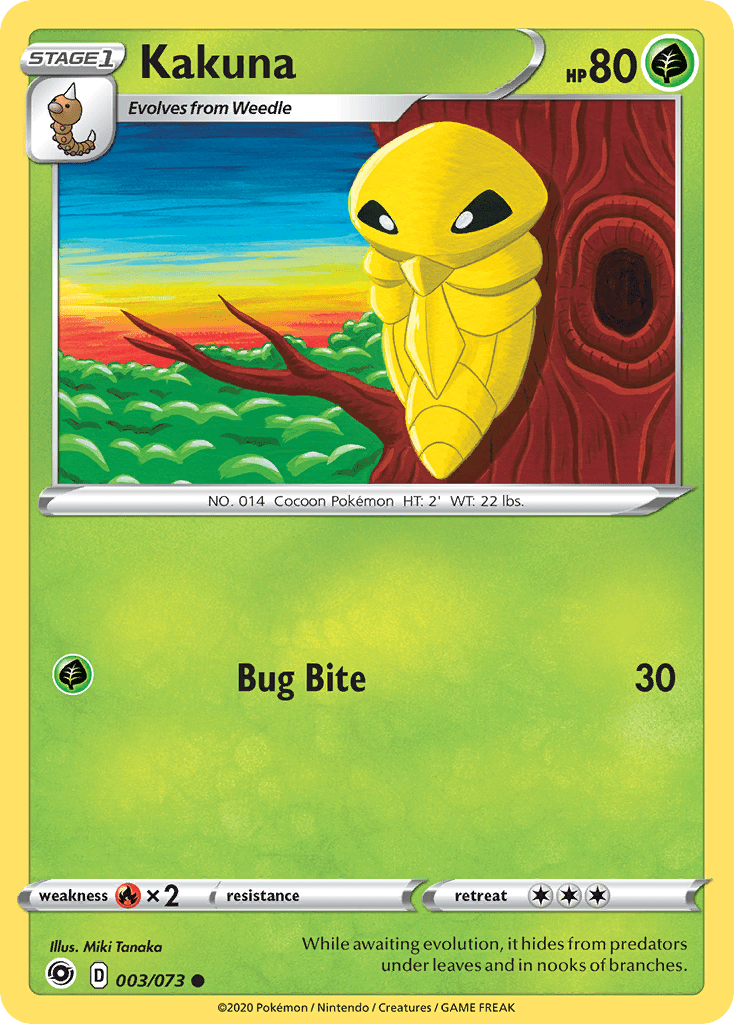 Kakuna (003/073) [Sword & Shield: Champion's Path] Pokemon Single Pokémon  | Multizone: Comics And Games