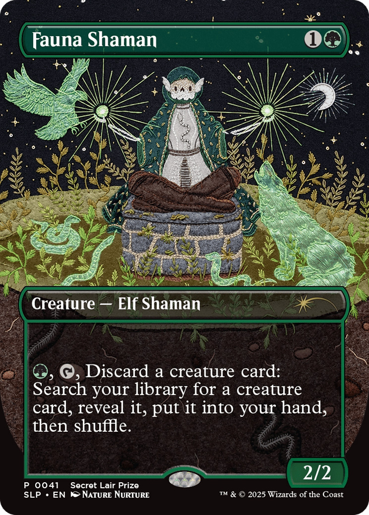 Fauna Shaman [Secret Lair Showdown] MTG Single Magic: The Gathering  | Multizone: Comics And Games