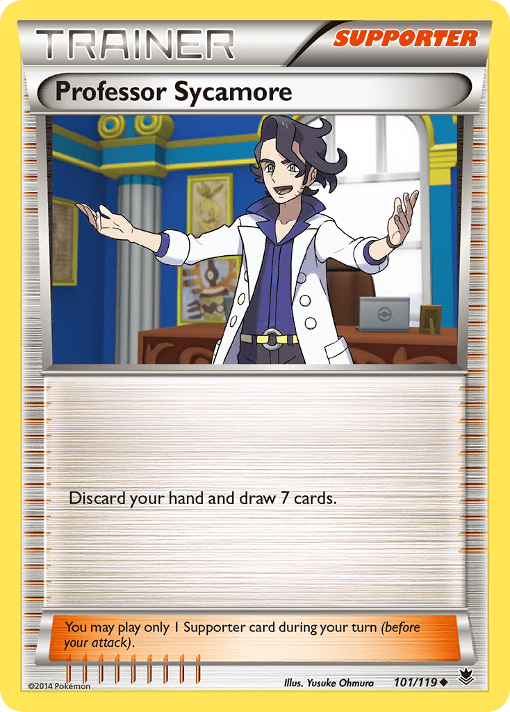 Professor Sycamore (101/119) [XY: Phantom Forces] Pokemon Single Pokémon  | Multizone: Comics And Games