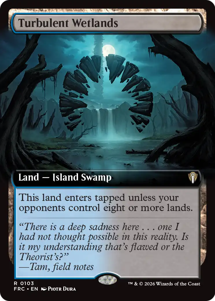 Turbulent Wetlands (Extended Art) [Reality Fracture Commander] | Multizone: Comics And Games