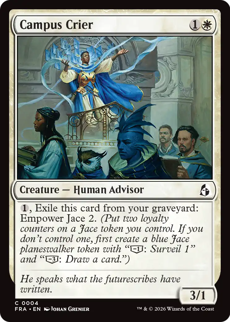 Campus Crier [Reality Fracture] MTG Single Magic: The Gathering  | Multizone: Comics And Games