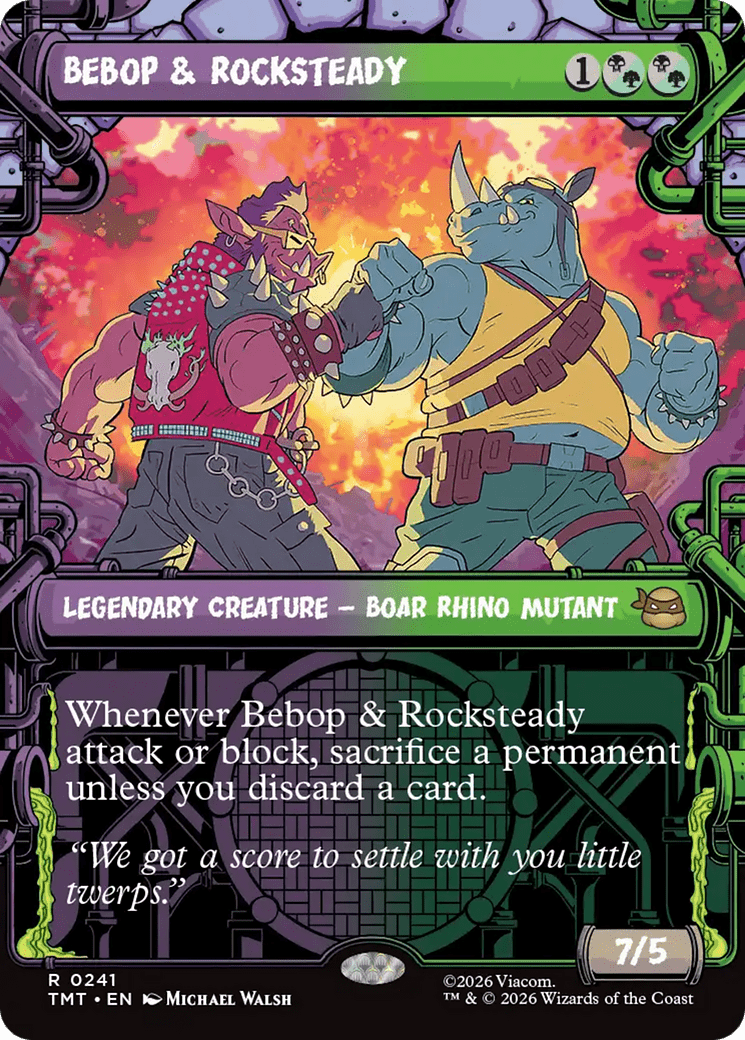 Bebop & Rocksteady (Showcase) [Teenage Mutant Ninja Turtles] MTG Single Magic: The Gathering  | Multizone: Comics And Games