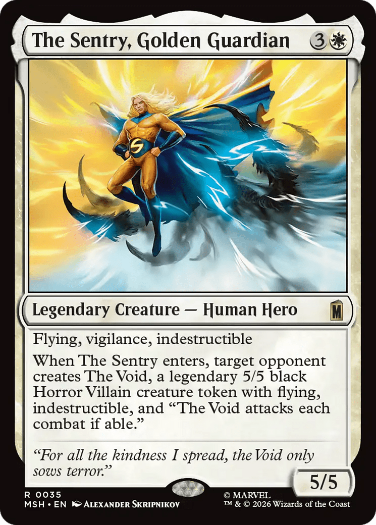 The Sentry, Golden Guardian [Marvel Super Heroes] MTG Single Magic: The Gathering  | Multizone: Comics And Games