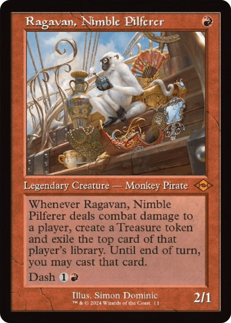 Ragavan, Nimble Pilferer (Retro) [Modern Horizons 2] MTG Single Magic: The Gathering  | Multizone: Comics And Games