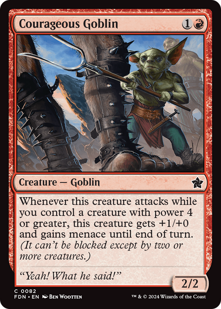 Courageous Goblin [Foundations] | Multizone: Comics And Games