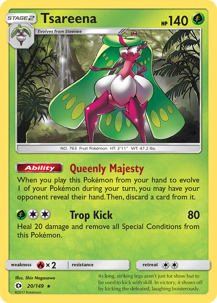Tsareena (20/149) [Sun & Moon: Base Set] Pokemon Single Pokémon  | Multizone: Comics And Games