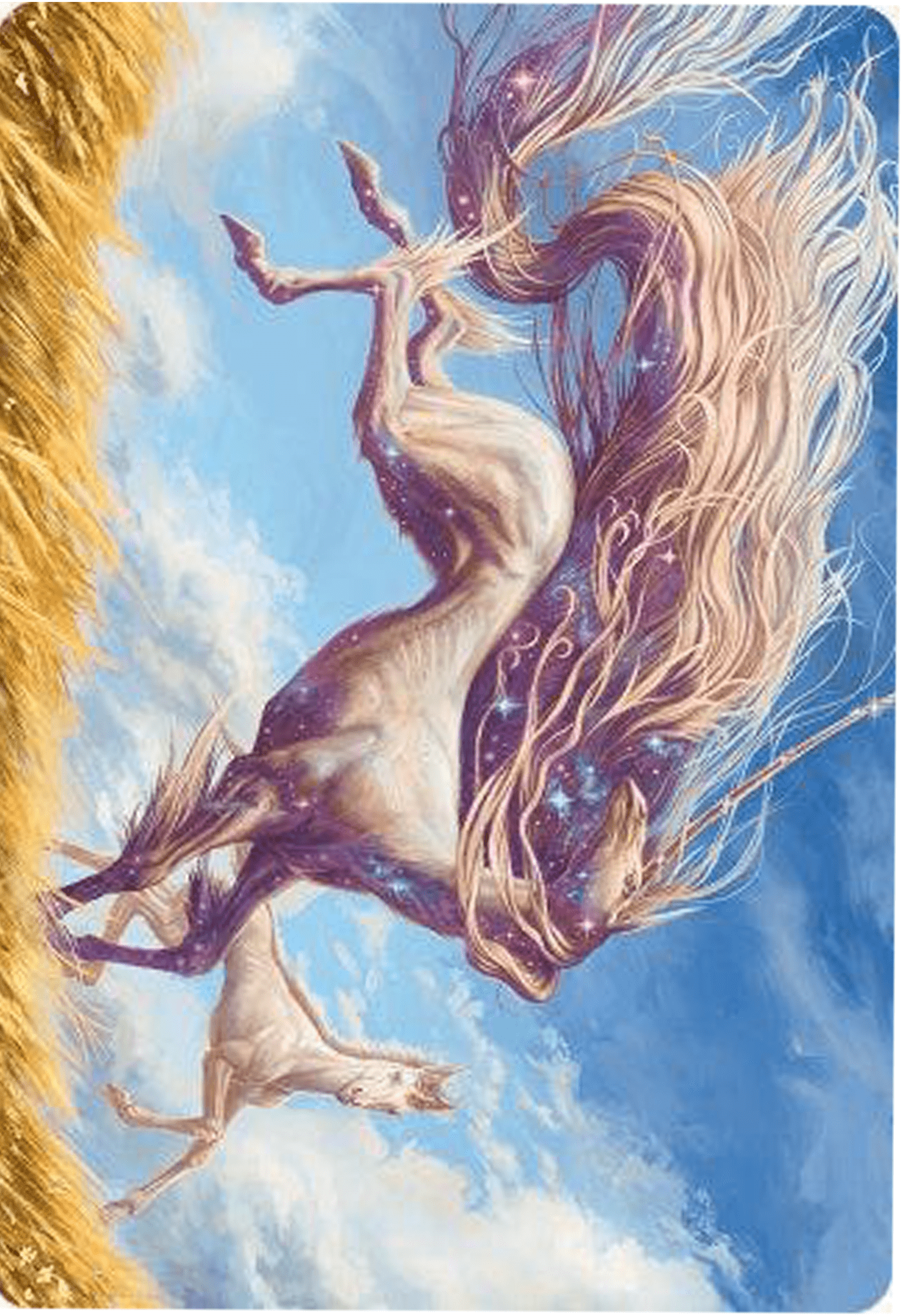 Nyxborn Unicorn Art Card [Modern Horizons 3 Art Series] MTG Single Magic: The Gathering  | Multizone: Comics And Games