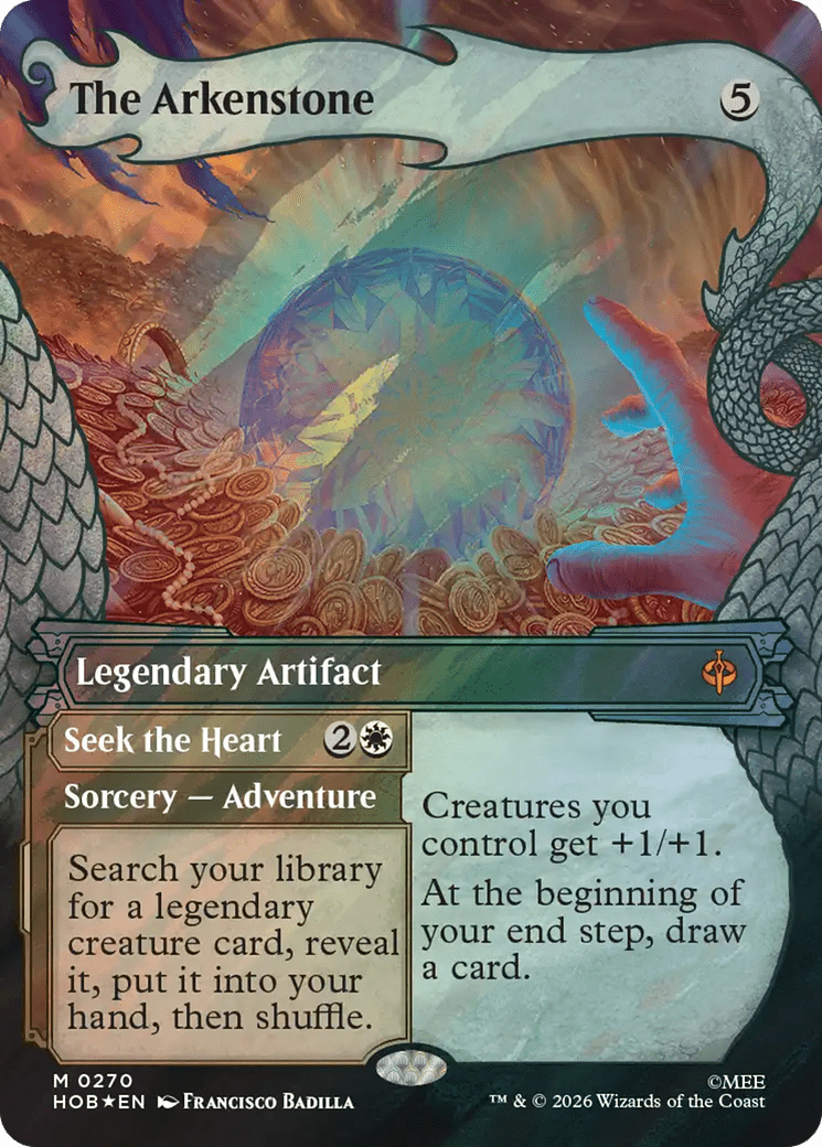 The Arkenstone (Showcase) (Surge Foil) [The Hobbit] MTG Single Magic: The Gathering  | Multizone: Comics And Games