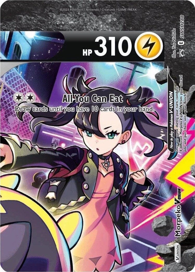 Morpeko V-Union (SWSH288) [Sword & Shield: Black Star Promos] Pokemon Single Pokémon  | Multizone: Comics And Games