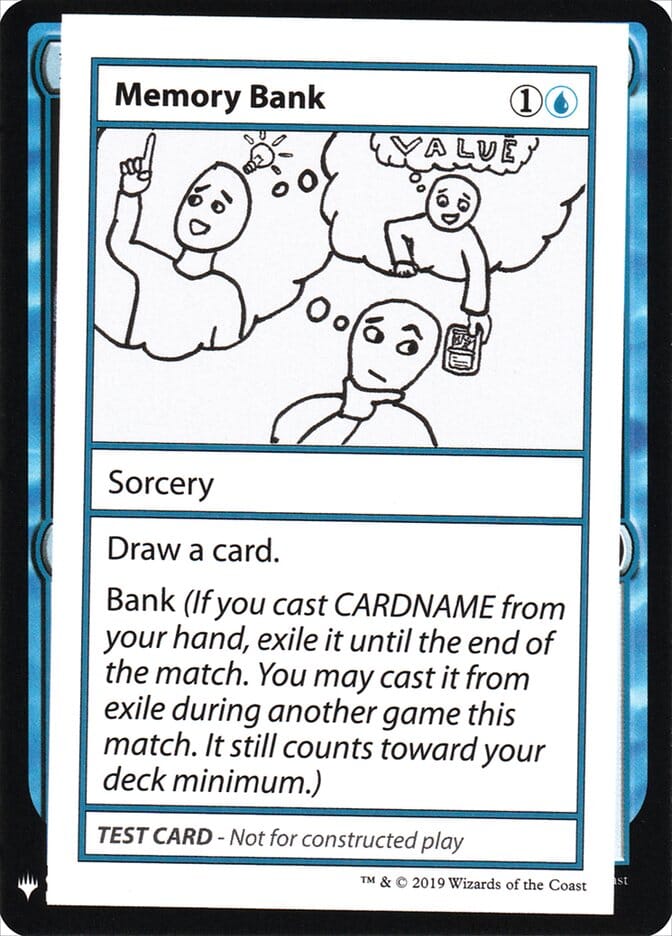 Memory Bank [Mystery Booster Playtest Cards] MTG Single Magic: The Gathering  | Multizone: Comics And Games